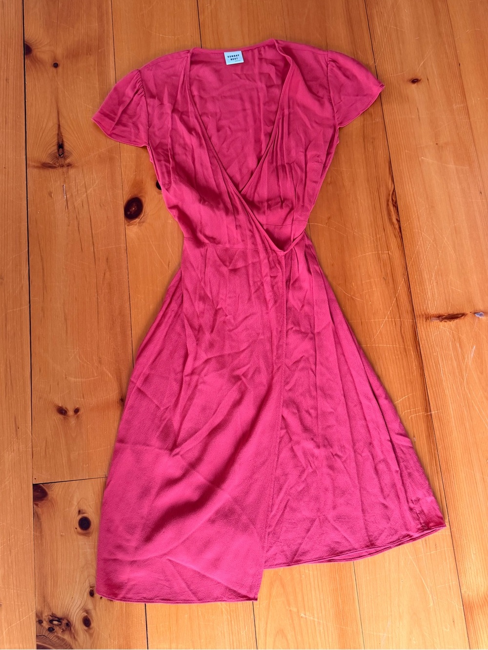 Sunday Best Wrap Midi Dress